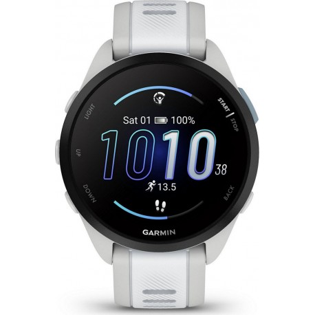 Garmin Montre sport Forerunner 165 Gris clair / blanc