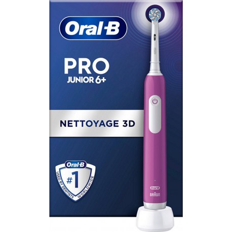 ORAL-B Brosse à dents électrique Pro 1 Junior Violette