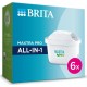 Brita PACK 6 filtres de rechange tout-en-un pour purificateur d'eau