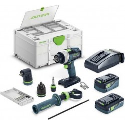 Festool Perceuse-visseuse sans fil TDC 18/4 5,0/4,0 I-Set QUADRIVE