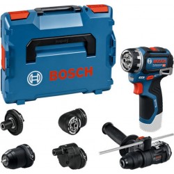 Bosch Visseuse GSR 12V-32 FC, divers embouts, poignée supplémentaire, butée de profondeur, L-BOXX