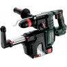 Metabo Marteau combiné sans fil KH 18 LTX 28 BL Q Set ISAavec système d'aspiration des poussières intégré et mandrin interchange