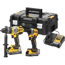 Dewalt Pack de batteries combiné 18V 5 Ah / 1,7 Ah