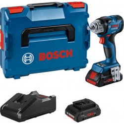 Bosch Visseuse à chocs sans fil GDS 18V-330 HC, L-BOXX 136, 2xbatterie ProCORE18V 4.0Ah