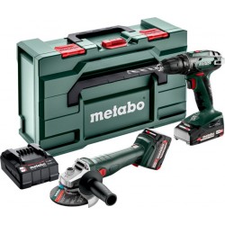 Metabo Kit d'outils sans fil 2.4.3 18 VBS 18 + W 18 L 9-125 metaBOX 165 L