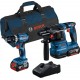 Bosch Kit Combo 2 pièces 18V : GSB 18V-45 + GBH 18V-22 + 2xbatterie 4.0Ah, chargeur rapide