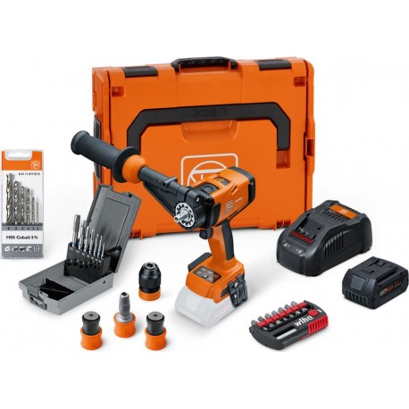 FEIN Perceuse-visseuse sans fil dans le kit utilisateur. ASCM 18-4 QM AS Metal A