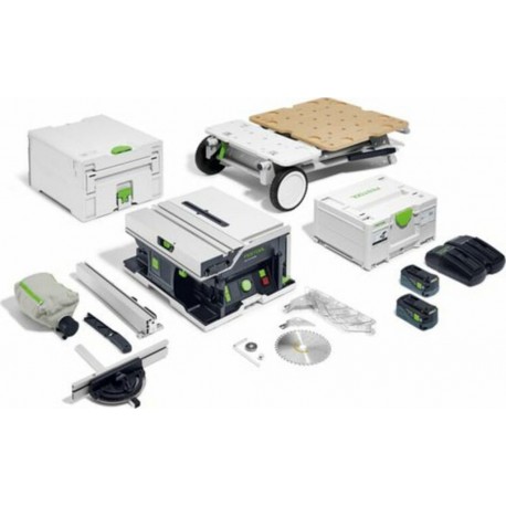 Festool Scie circulaire sur table sans fil CSC SYS 50 EBI-Set
