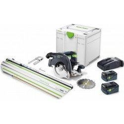 Festool Scie circulaire à capot basculant sans fil HKC 55 5,0 EBI-Set-FSK 420