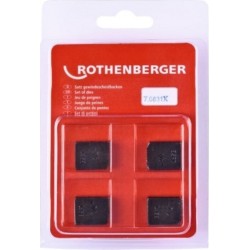 Rothenberger Mâchoires de coupe BSPT droite 1/4 jeu