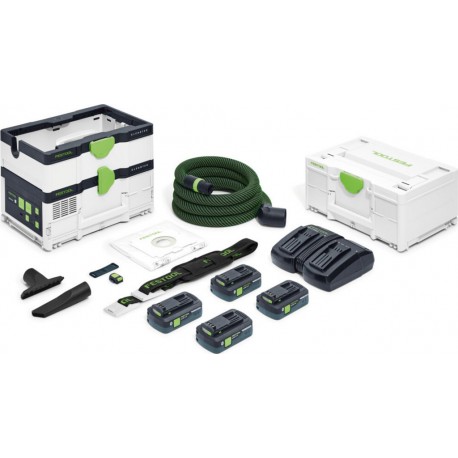 Festool Aspirateur sans fil CTLC SYS HPC 4,0 I-Plus CLEANTEC