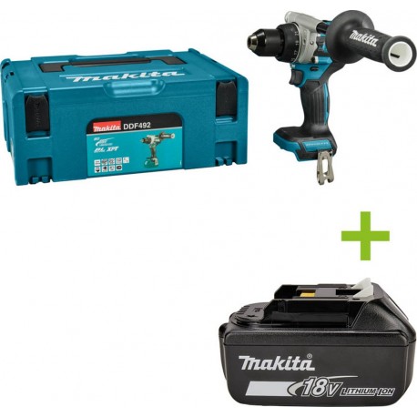 Makita DDF492ZJ Perceuse/visseuse LXT 18V hors batteries et chargeur en Mbox