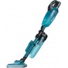 Makita CL001GZ20 Aspirateur-balai sans fil bleu 40V max hors batteries et chargeur avec collecteur de poussière cyclone