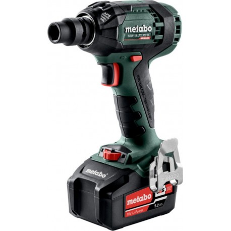Metabo 602395650 SSW18LTX 300 BL Clé à chocs à batterie 18V 5.2Ah Li-Ion
