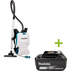 Makita DVC660Z Aspirateur à dos 2x18V hors batteries et chargeur avec kit de dépoussiérage 4 pièces pour le marché du nettoyage