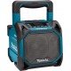 Makita DMR203 Enceinte de bâtiment Bluetooth avec lecteur multimédia, hors batteries et chargeur