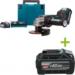Makita GA013GM201 Meuleuse d”angle 125mm 40V 4.0Ah Li-Ion dans Mbox