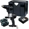 Panasonic EYC242LJ2G Ensemble combiné perceuse sans fil EY79A3 et clé à chocs EY75A8 sans balai 18 Volts 5.0 Ah Li-ion dans Syst