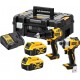 DeWalt DCK2062M2T-QW Comboset 18V - DCD709 Perceuse à percussion + DCF809 Visseuse à chocs