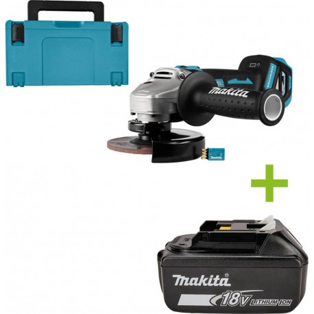 Makita DGA514ZJU Meuleuse d'angle 18V 125 mm (AWS) avec frein. dans Mbox excl. batteries et chargeur