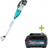 Makita CL001GA221 Aspirateur poussière sans fil blanc 40V max 2.0Ah Li-ion