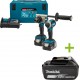 Makita DLX2432TJ Comboset - DDF486 Perceuse sans fil + DTD153 Clé à chocs 18V 5.0 AH Li-ion en Mbox