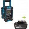 Makita DMR301 Radio de chantier avec Bluetooth, DAB et FM avec fonction de charge