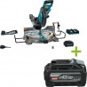 Makita LS004GM102 Tronçonneuse Accu 260mm avec émetteur AWS 40V Max 4.0Ah Li-Ion