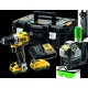 DeWalt DCK212D2T-QW Jeu de tournevis de perçage DCD701 + DCE089 Laser à ligne transversale verte 12V 2.0 ah Li-Ion dans une mall