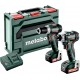 Metabo 685228000 COMBO SET 2.7.3 Perceuse sans fil BS12BL + visseuse à choc SSD12BL 12V 2.0Ah Li-Ion