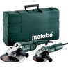 Metabo 685172500 Jeu de meuleuses d'angle avec coffret (WE 2200-230 + W 750-125)