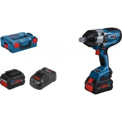 Bosch Bleu 06019J8502 Boulonneuse 18V 8.0 Ah GDS 18V-1050 H L-Boxx