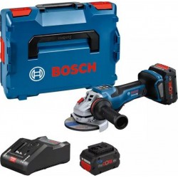 Bosch Bleu 06019H6B01 GWS 18V-15PSC Meuleuse d”angle sans fil 125 mm 18V 8Ah Li-Ion en L-Boxx