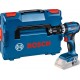 Bosch Bleu 06019K3301 GSB 18V-45 Perceuse à percussion sans fil 18V excl. batteries et chargeur en L-Boxx