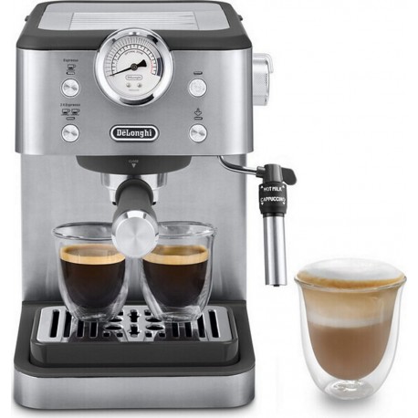 De'Longhi Delonghi Machine à expresso Linea Classic EM450.M Argent