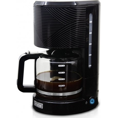 Briebe Cafetière filtre Elegance 10 Tasses, 1,25L CM1171BLK