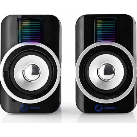 Nedis Enceinte portable Stéréo 2.0 USB 30W RGB Compact