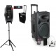 Ibiza Enceinte sono PORT15VHF-BT Système karaoké mobile 800W