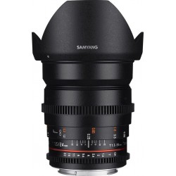 Samyang Objectif pour Reflex 24mm T2.2 ED AS UMC CS VDSLR II Nikon
