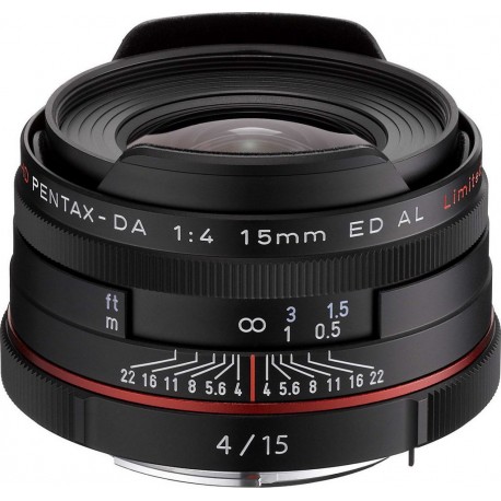 Pentax Objectif pour Reflex HD DA 15mm f/4 noir ED AL Limited