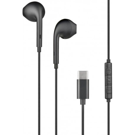 Bigben Ecouteurs USB-C Légers et Compacts avec Microphone