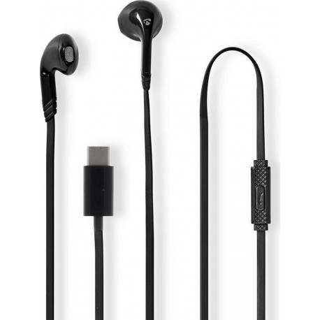 Nedis Ecouteurs USB-C avec Micro et Télécommande 1.2m