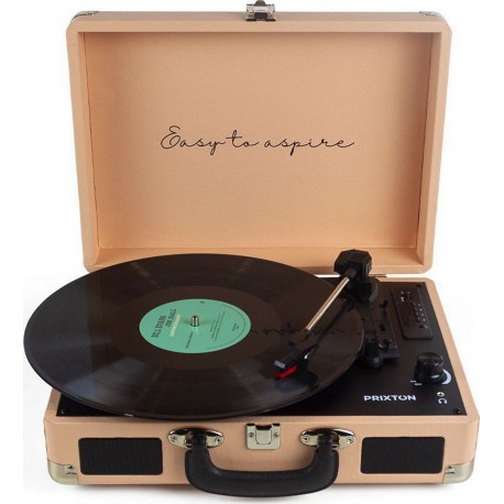 Prixton Platine vinyle VC400 avec Bluetooth (Orange)