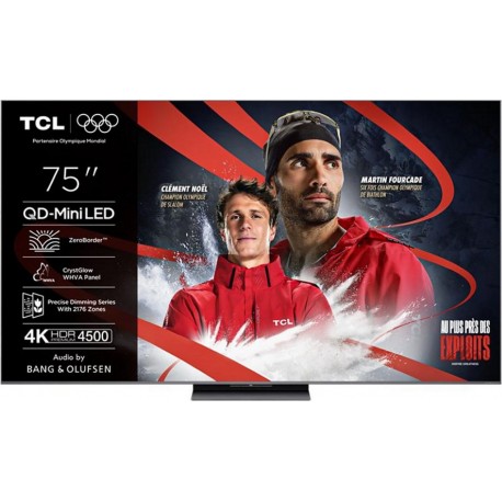 TCL TV Mini Led 75C89K 2025-75 pouces (189cm)