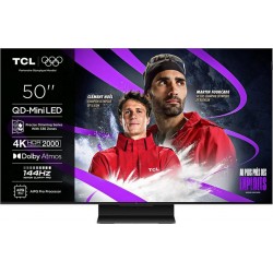 TCL TV Mini Led 50C79K 2025-50 pouces (126cm)