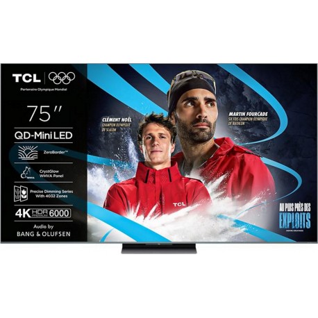 TCL TV Mini Led 75C9K 2025-75 pouces (189cm)