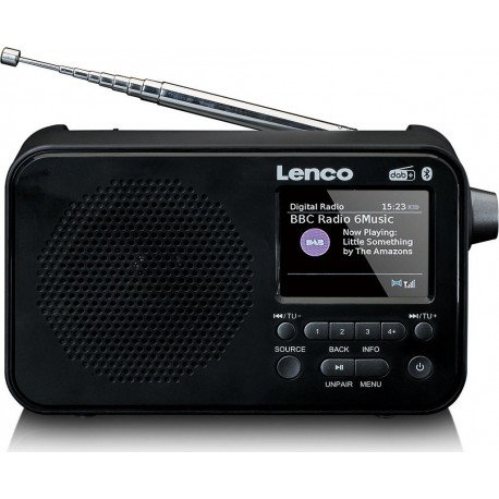Lenco Radio DAB PDR-036BK