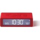 Lexon Réveil Flip Mini de Voyage Rechargeable Rouge