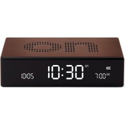 Lexon Réveil Flip Premium Rechargeable Bronze