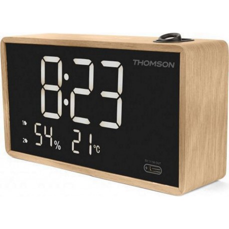 Thomson Radio réveil Projection - Double Alarme